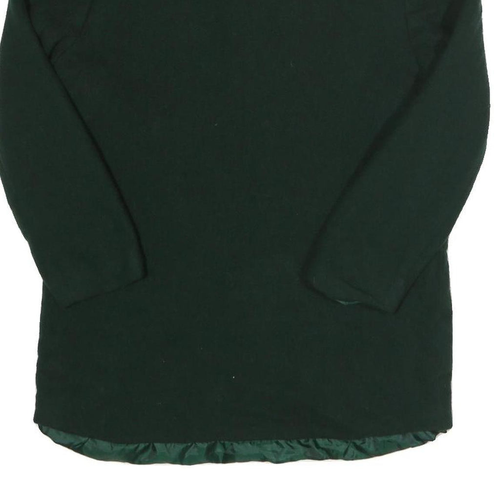 HARRIS/WALLACE Womens Green Wool Button Jacket UK 10 Classic Tailored Plain