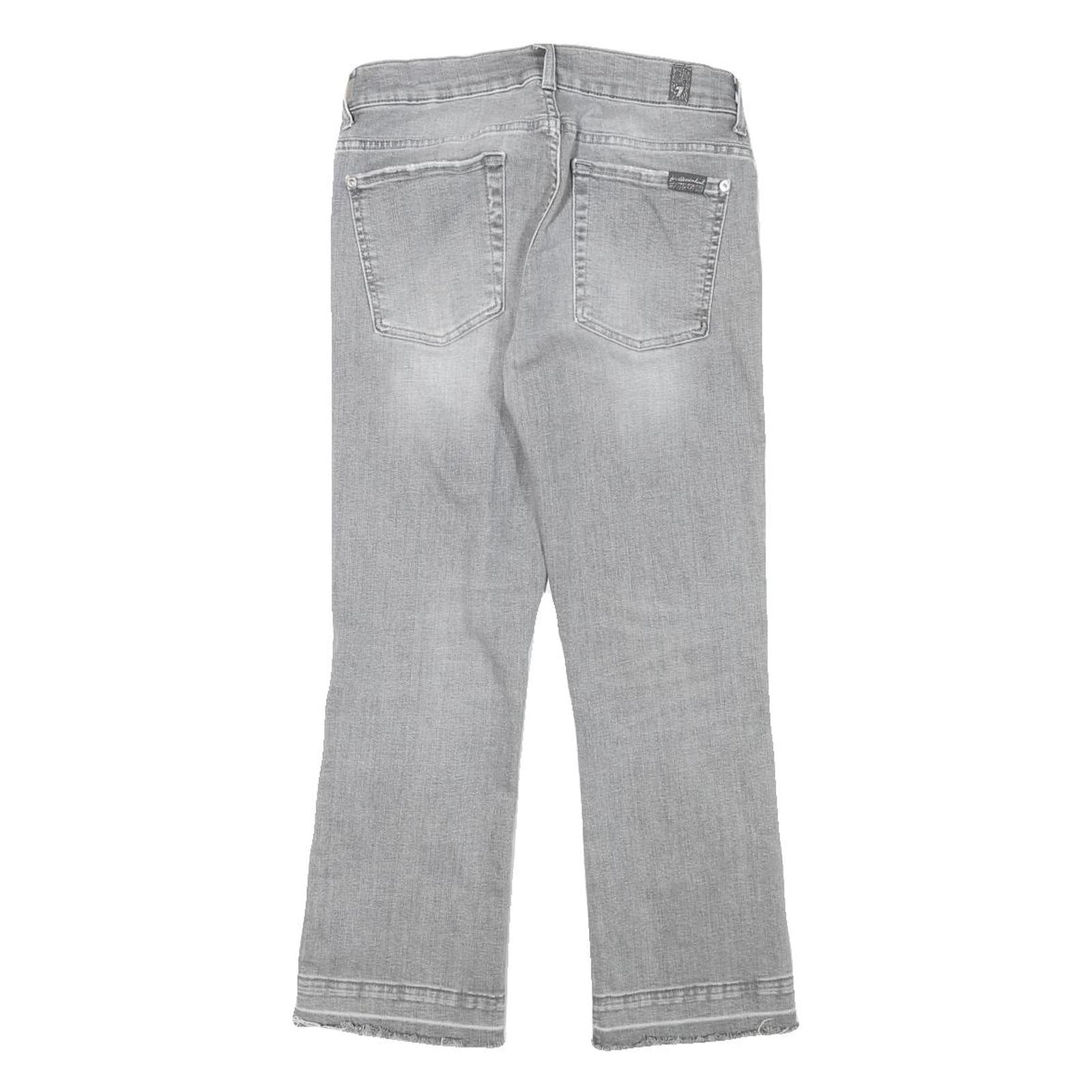 7 FOR ALL MANKIND Womens Jeans Blue Regular Straight Denim Medium W26 L24