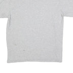 MAJESTIC Mens Grey Raiders Graphic T-Shirt L Short Sleeve Crew Neck Cotton