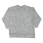 JINGLES Mens Grey Cotton Blend Crew Neck M Sweatshirt Graphic Text Print