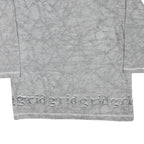 JINGLES Mens Grey Cotton Blend Crew Neck M Sweatshirt Graphic Text Print