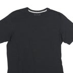 RUSSELL ATHLETIC Mens Black Classic T-Shirt M Short Sleeve Crew Neck Plain