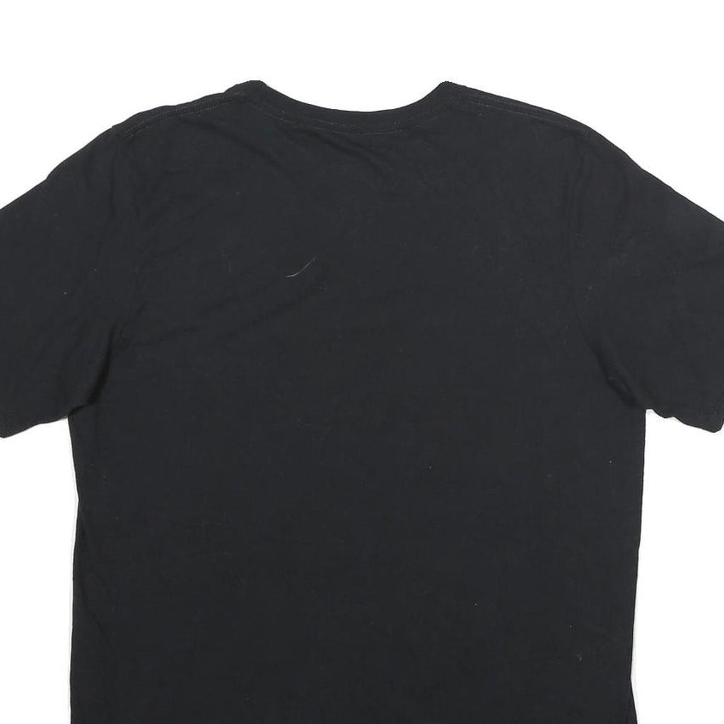 RUSSELL ATHLETIC Mens Black Classic T-Shirt M Short Sleeve Crew Neck Plain
