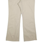 DICKIES Womens Cotton Blend Beige Slim Straight Trousers W38 L32 Workwear Zip