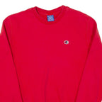 CHAMPION Mens Sweatshirt Red M