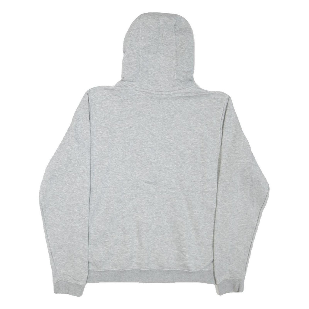 NIKE Mens Grey Helena Hoodie S Cotton Blend Lightweight Pullover Sweatshirt