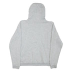 NIKE Mens Grey Helena Hoodie S Cotton Blend Lightweight Pullover Sweatshirt