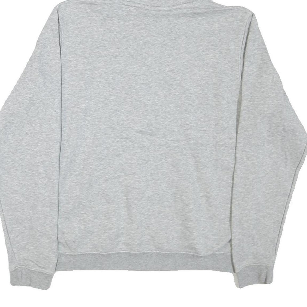 NIKE Mens Grey Helena Hoodie S Cotton Blend Lightweight Pullover Sweatshirt