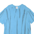 CHAMPION Mens Blue Tie Dye T-Shirt L Crew Neck Short Sleeve Cotton Blend