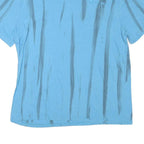 CHAMPION Mens Blue Tie Dye T-Shirt L Crew Neck Short Sleeve Cotton Blend