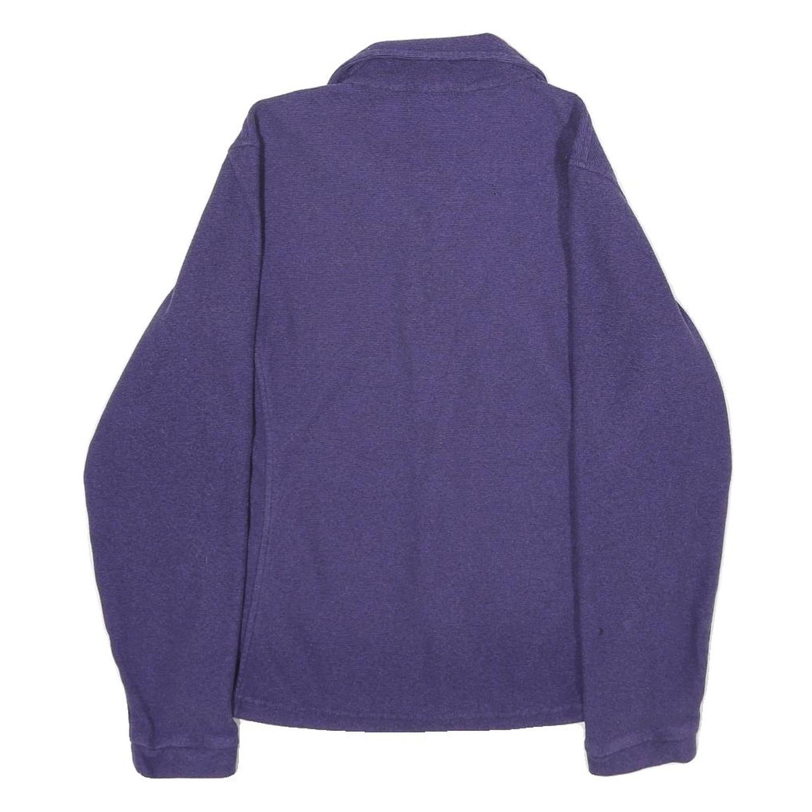 BERGHAUS Womens Purple Jacket UK 10 Polyester Zip Long Sleeve Casual Outdoor