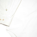 TOMMY HILFIGER Mens White Plain Long Sleeve Shirt L Button Down Collar Cotton