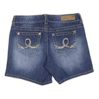 SEVEN 7 Womens Denim Blue Casual Shorts M W30 Stylish Cotton Blend