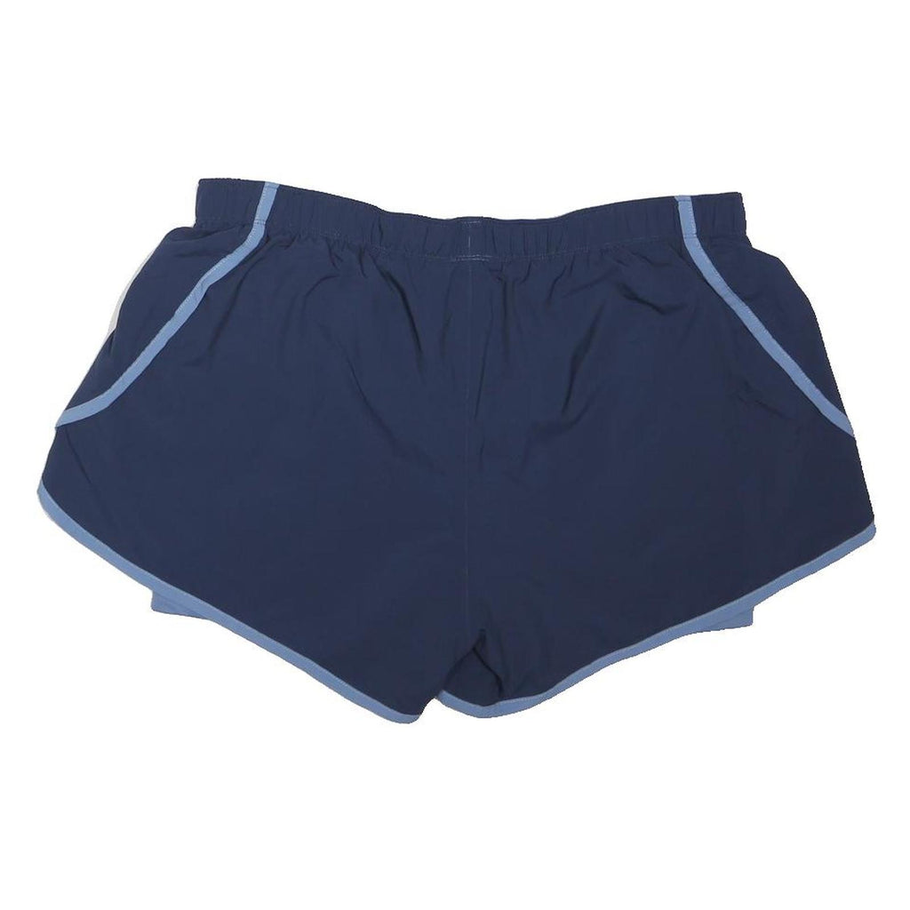 NEW BALANCE Womens Blue Running Sports Shorts M W34 Lightweight Comfort