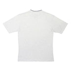 UMBRO Mens White & Grey V-Neck Cotton Blend T-Shirt M Short Sleeve Casual
