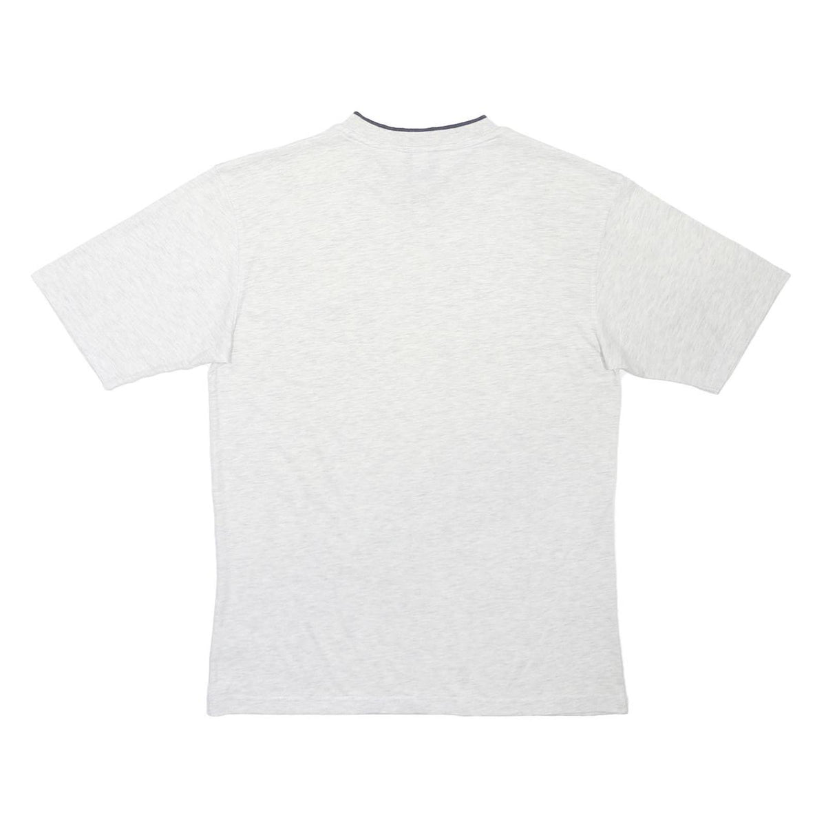 UMBRO Mens White & Grey V-Neck Cotton Blend T-Shirt M Short Sleeve Casual
