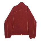 NFL Womens Red Zip Up Jacket L Polyester Plain Sportswear