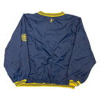 Michigan Mens Pullover Jacket Blue Nylon USA XL