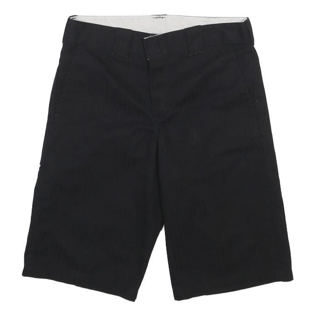 DICKIES Boys Black Cotton Blend Casual Shorts 14Y W26 Workwear Durable