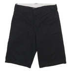 DICKIES Boys Black Cotton Blend Casual Shorts 14Y W26 Workwear Durable