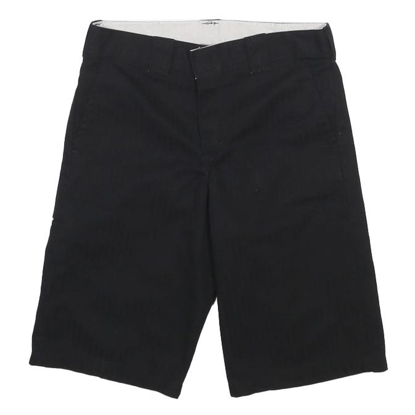 DICKIES Boys Black Cotton Blend Casual Shorts 14Y W26 Workwear Durable