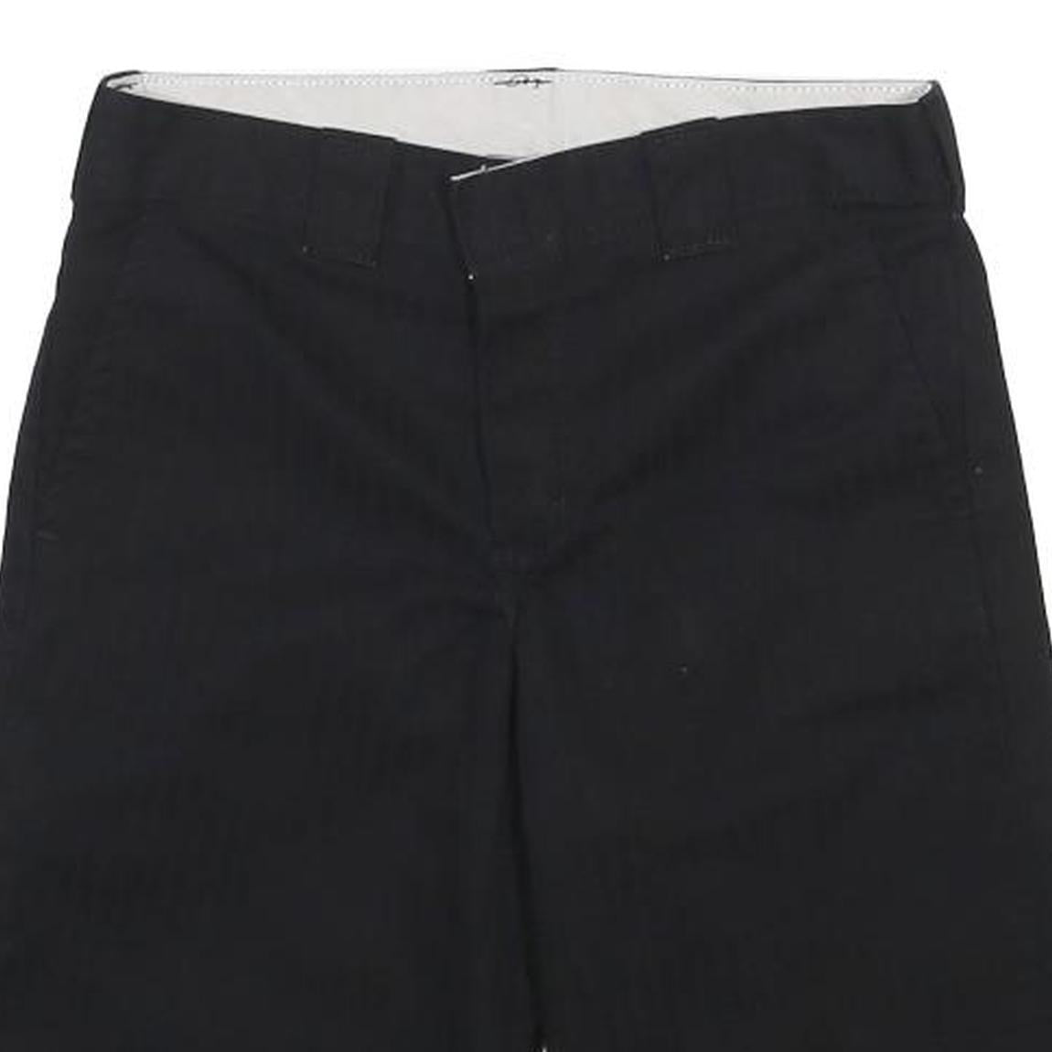 DICKIES Boys Black Cotton Blend Casual Shorts 14Y W26 Workwear Durable