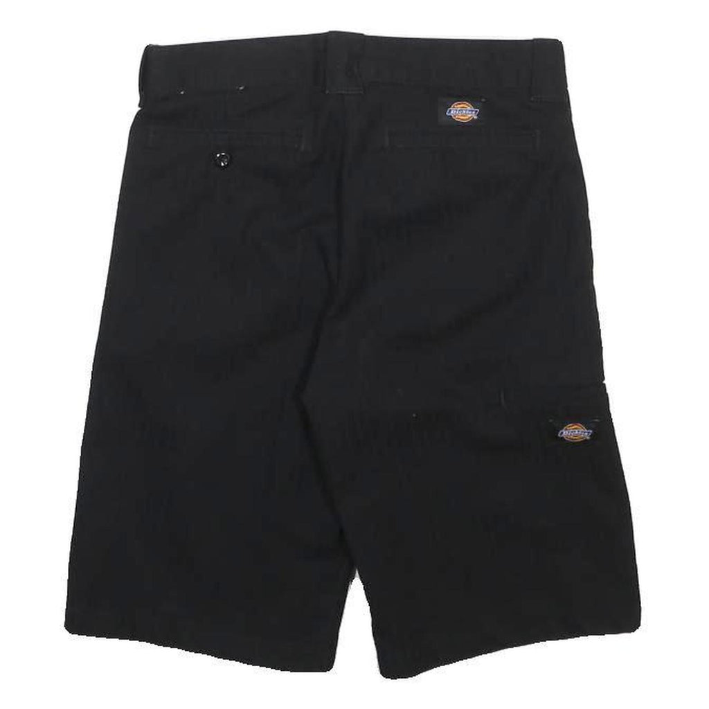 DICKIES Boys Black Cotton Blend Casual Shorts 14Y W26 Workwear Durable