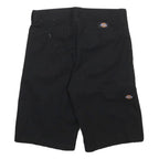 DICKIES Boys Black Cotton Blend Casual Shorts 14Y W26 Workwear Durable