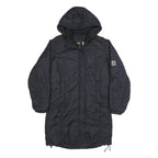 JACK WOLFSKIN Womens Black Outdoor Jacket UK 8 Polyamide Hooded Zip Long Sleeve