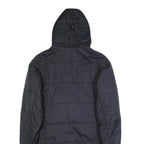 JACK WOLFSKIN Womens Black Outdoor Jacket UK 8 Polyamide Hooded Zip Long Sleeve