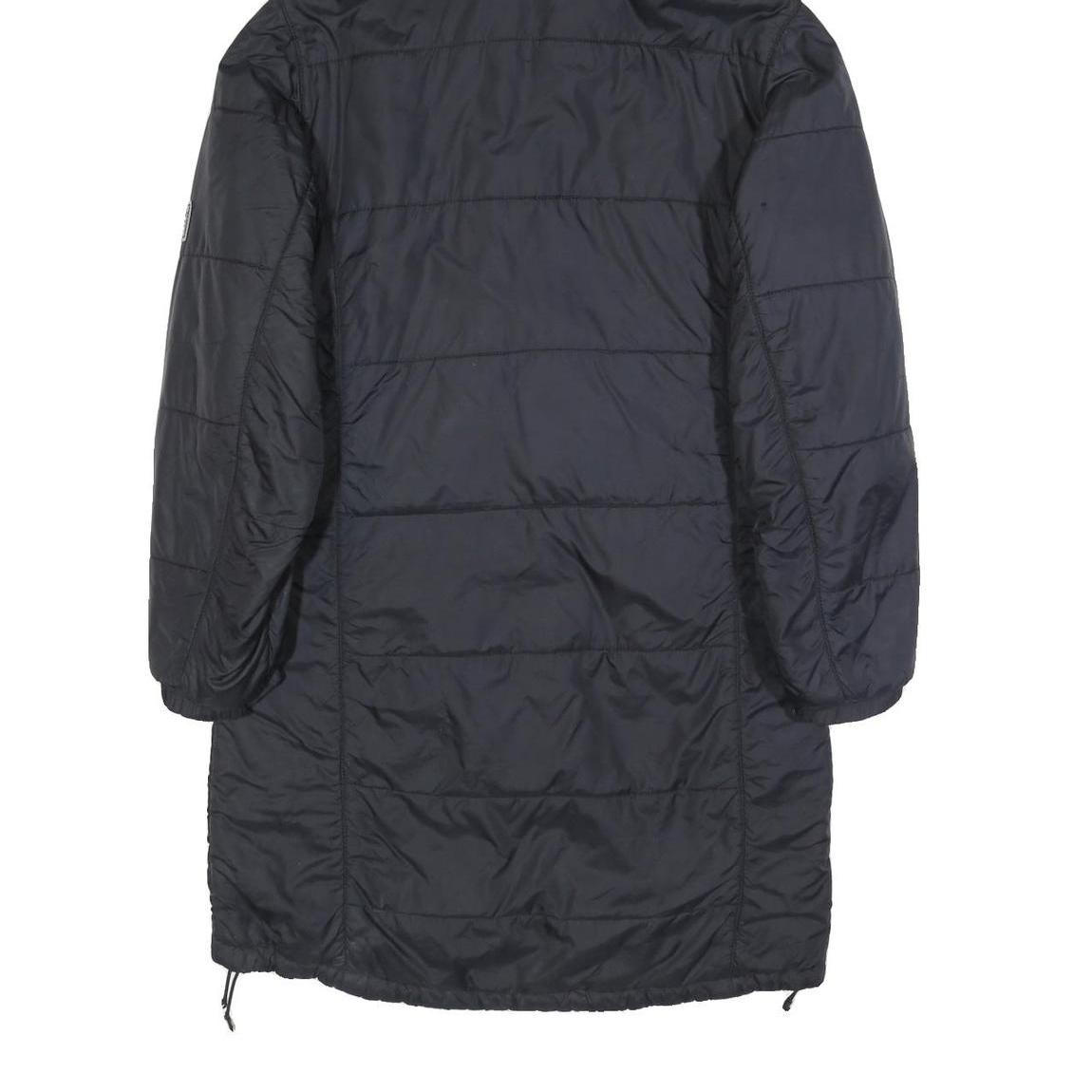 JACK WOLFSKIN Womens Black Outdoor Jacket UK 8 Polyamide Hooded Zip Long Sleeve