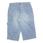 IDENTIC Mens Shorts Blue Casual Denim M W32 Cotton Blend Lightweight