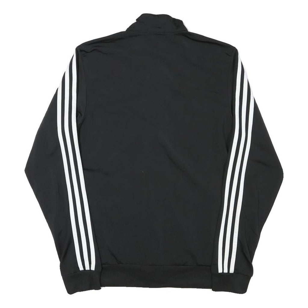 ADIDAS Mens Black & White Classic Jacket S Polyester Blend Track Zip Up