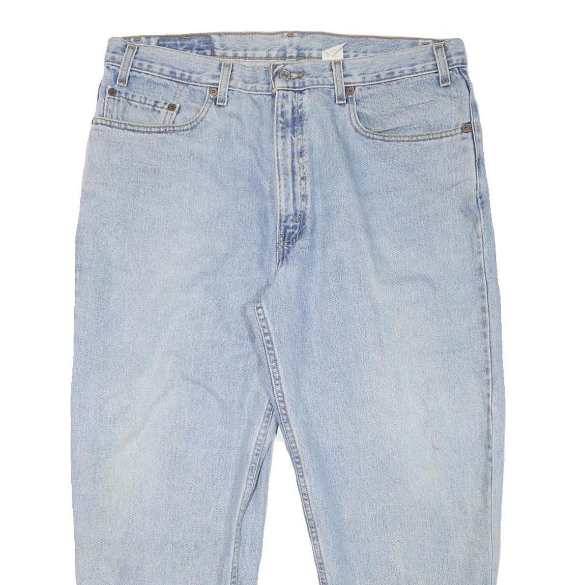 LEVI'S Mens Jeans Blue Relaxed Straight Denim Light W36 L26 Classic Vintage