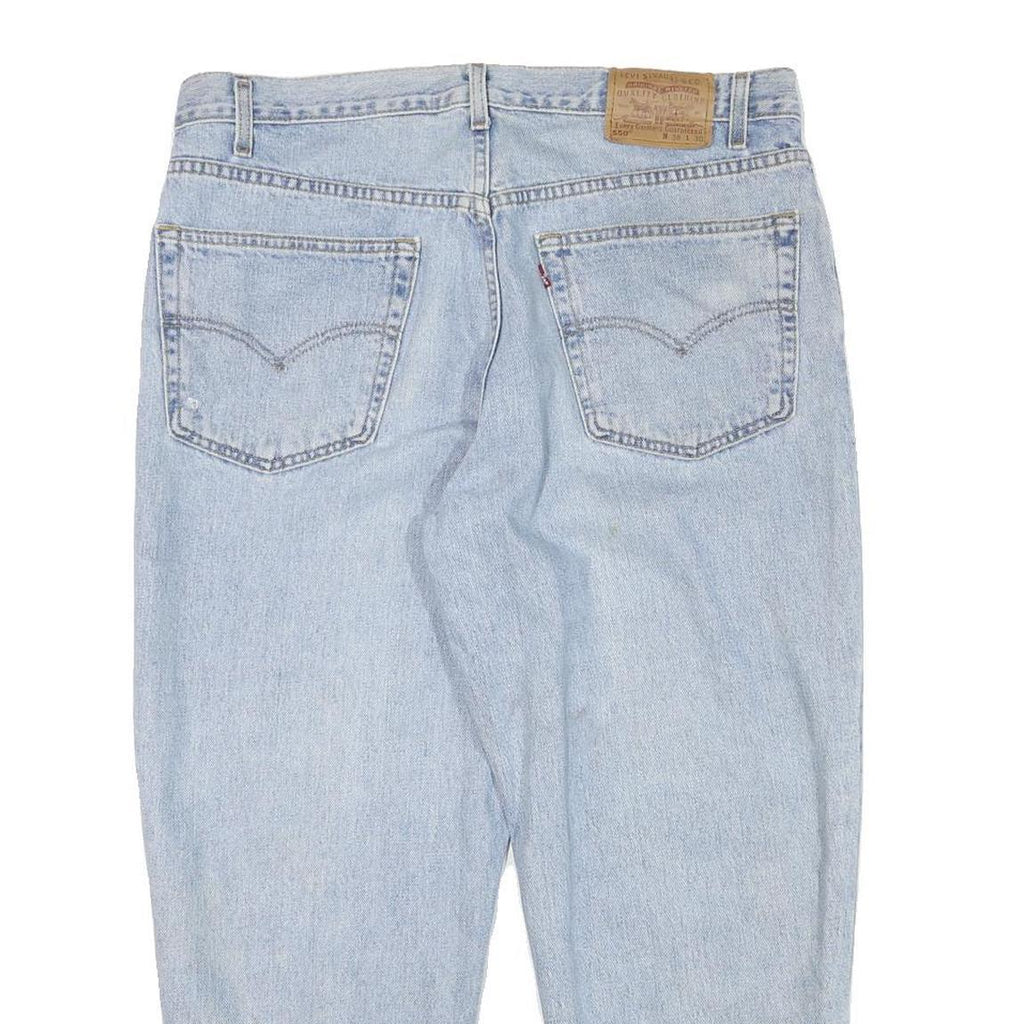 LEVI'S Mens Jeans Blue Relaxed Straight Denim Light W36 L26 Classic Vintage