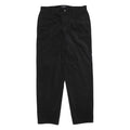GUESS Mens Relaxed Black Cotton Blend Trousers W38 L34 Casual Zip Closure