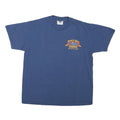 LEE Mens Blue Payette River Company Graphic Crew Neck T-Shirt M Short Sleeve