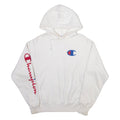 CHAMPION Mens White Hoodie S