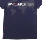 POLO RALPH LAUREN Mens Navy Blue Graphic T-Shirt S Short Sleeve Crew Neck