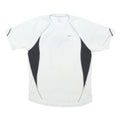 NIKE Mens White & Black Athletic T-Shirt S Short Sleeve Crew Neck Sportswear Gym