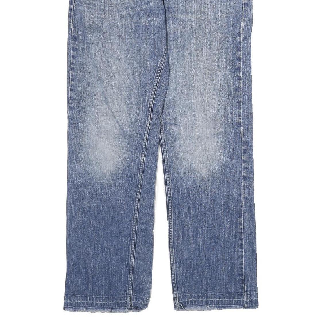 LEVI'S Mens Jeans Blue Relaxed Straight Denim Medium W34 L30 Classic Zip