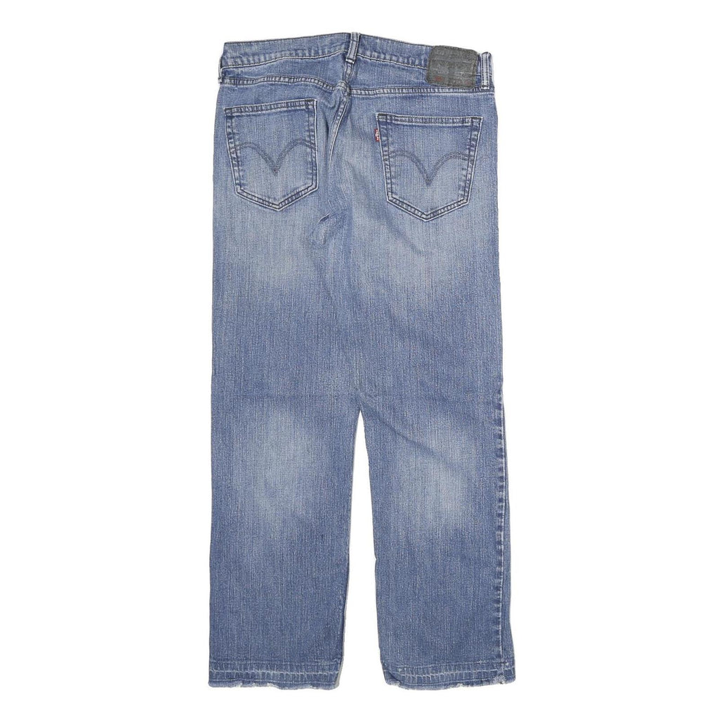 LEVI'S Mens Jeans Blue Relaxed Straight Denim Medium W34 L30 Classic Zip