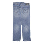 LEVI'S Mens Jeans Blue Relaxed Straight Denim Medium W34 L30 Classic Zip