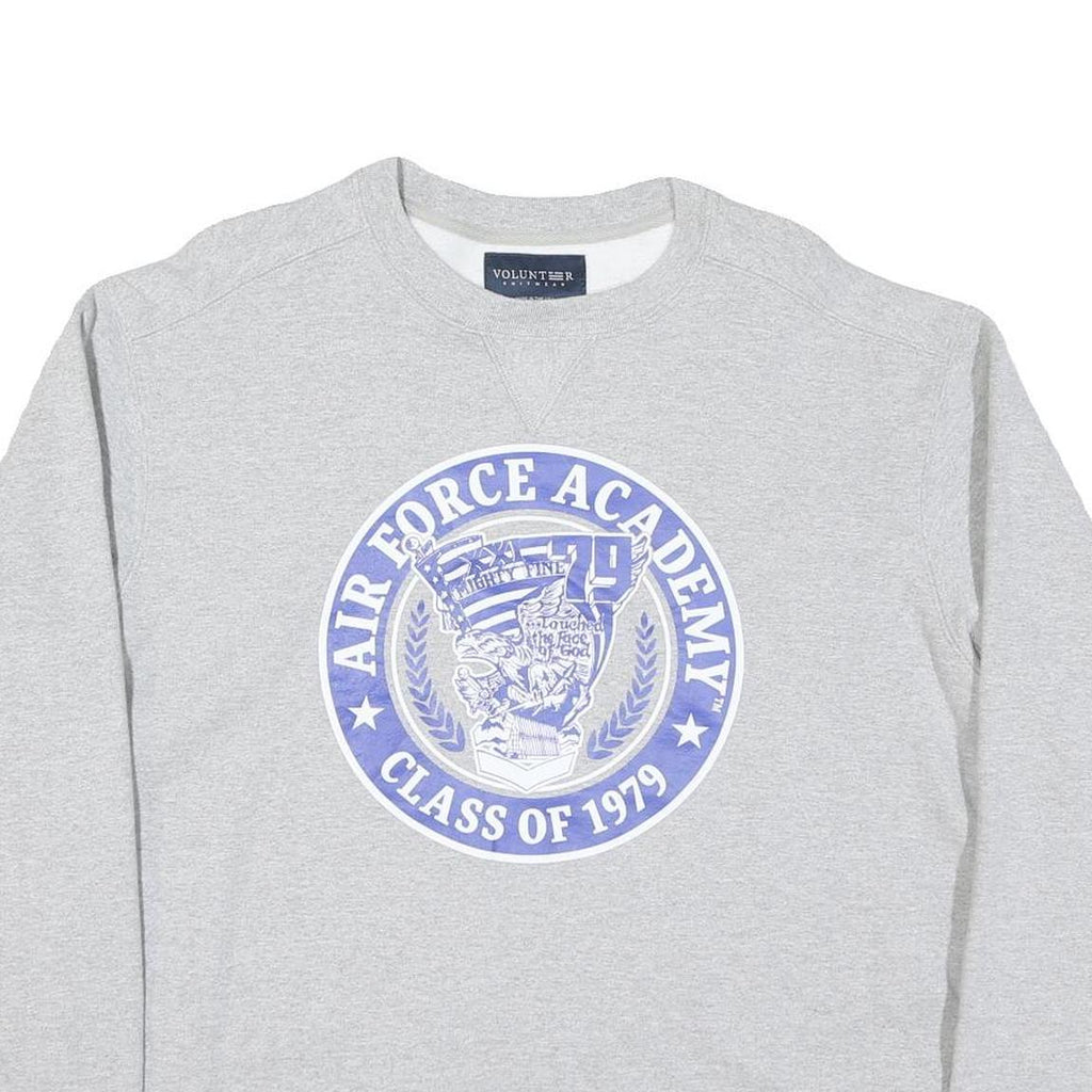 VOLUNTER Mens Grey Air Force Academy Class Of 1979 Crew Neck XL Sweatshirt