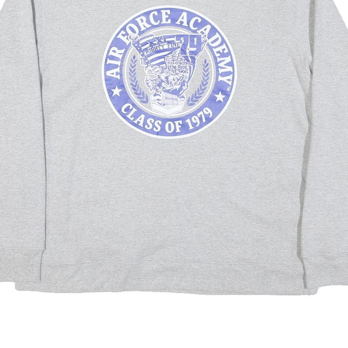 VOLUNTER Mens Grey Air Force Academy Class Of 1979 Crew Neck XL Sweatshirt