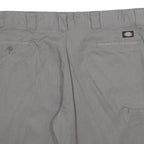 DICKIES Mens Shorts Grey Casual XL W40 Polyester Blend Relaxed Fit