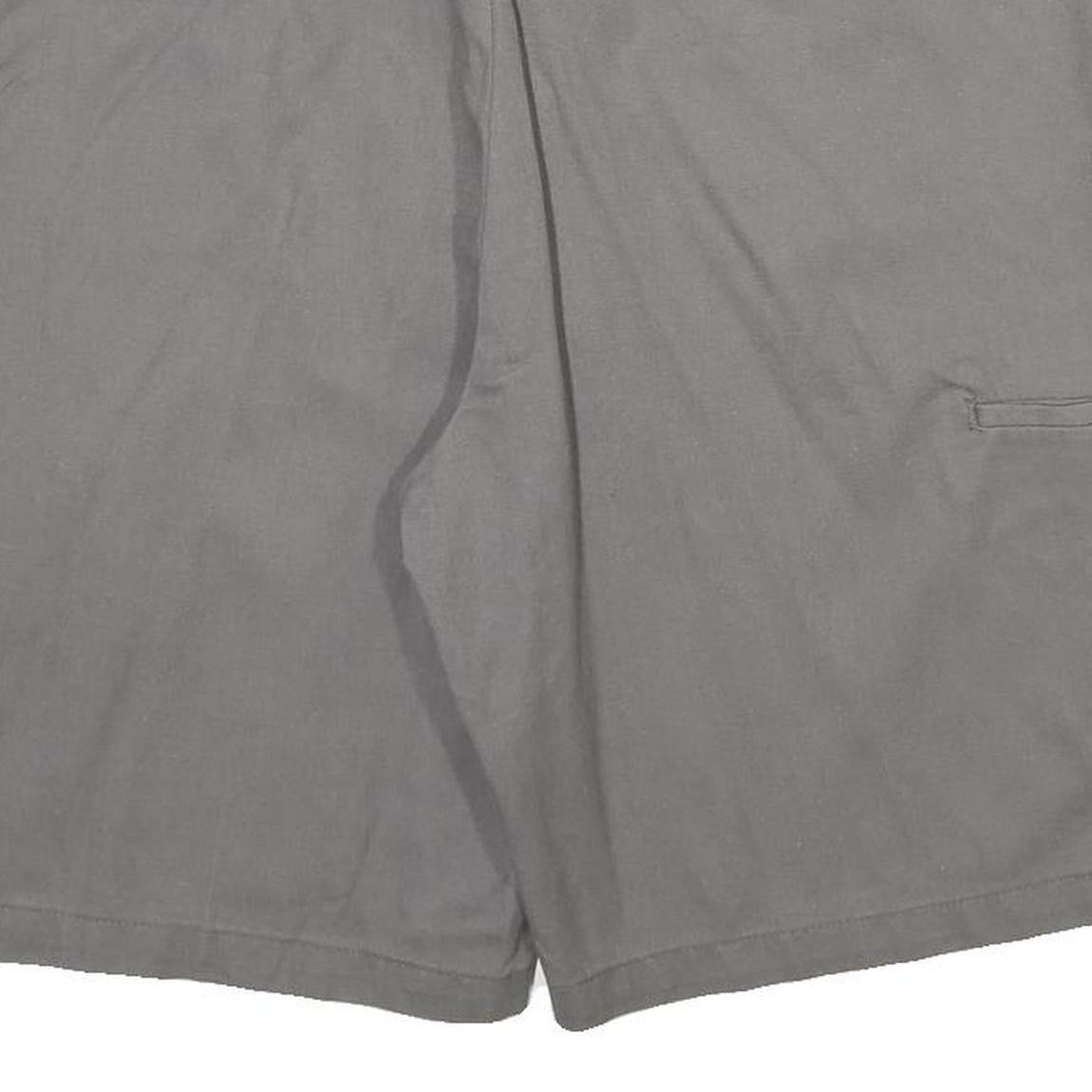 DICKIES Mens Shorts Grey Casual XL W40 Polyester Blend Relaxed Fit