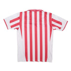 PUMA 04-05 Stoke City FC Home Mens Red & White Stripe Short Sleeve Polo Shirt S