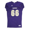 RUSSELL ATHLETIC Mens Purple Jersey L Short Sleeve V-Neck Bradshaw Rangel 66