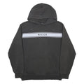 NICCE Mens Black Hoodie M Cotton Blend Pullover With Logo Panel